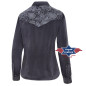 SAS_WILMA - Cool western blouse in fade-out look with...