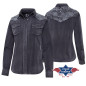 SAS_WILMA - Cool western blouse in fade-out look with...