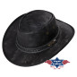 SAS_WYLIE - Chapeau western cool, écrasable, en cuir de...