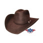 SAS_WYOMING brown - Chapeau western en feutre de laine....
