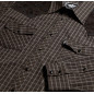 SAS_ROGER black - Plaid western shirt with embroidered... SAS_ROGER black - Plaid western shirt with embroidered...