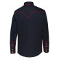 SAS_MIDLAND - Chemise western avec fines broderies,...