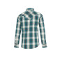 SAS_JEFF BLUE - Chemise a carreaux avec broderie,...