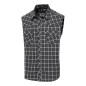 SAS_JACOB - Checked, sleeveless western shirt with... SAS_JACOB - Checked, sleeveless western shirt with...