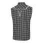SAS_JACOB - Checked, sleeveless western shirt with... SAS_JACOB - Checked, sleeveless western shirt with...
