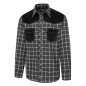 SAS_CARL - Checked western shirt with contrasting... SAS_CARL - Checked western shirt with contrasting...