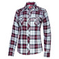 SAS_PASADENA - Checked blouse with embroidery at the...