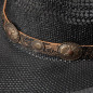 SAS_FRESNO - Straw cowboy hat with concho leather hat... SAS_FRESNO - Straw cowboy hat with concho leather hat...