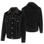 SAS_HUNTER black - Veste douce en daim western avec... SAS_HUNTER black - Veste douce en daim western avec...