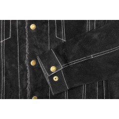 SAS_HUNTER black - Veste douce en daim western avec... - Vestes | Soul Rebel E-Shop