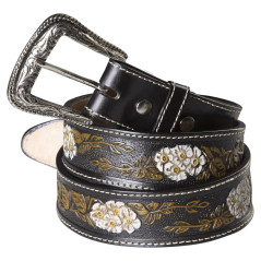 SAS_WG-103 - Ceinture western en vachette robuste avec... - Ceinture | Soul Rebel E-Shop