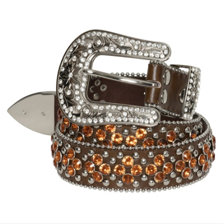 SAS_STONE- 1 brown - This super-sexy, „Bling Bling“... - Ceinture | Soul Rebel E-Shop