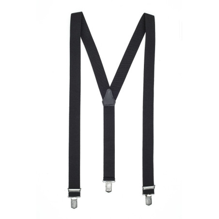 SAS_HT-03 SCHWARZ - Suspenders with clip.