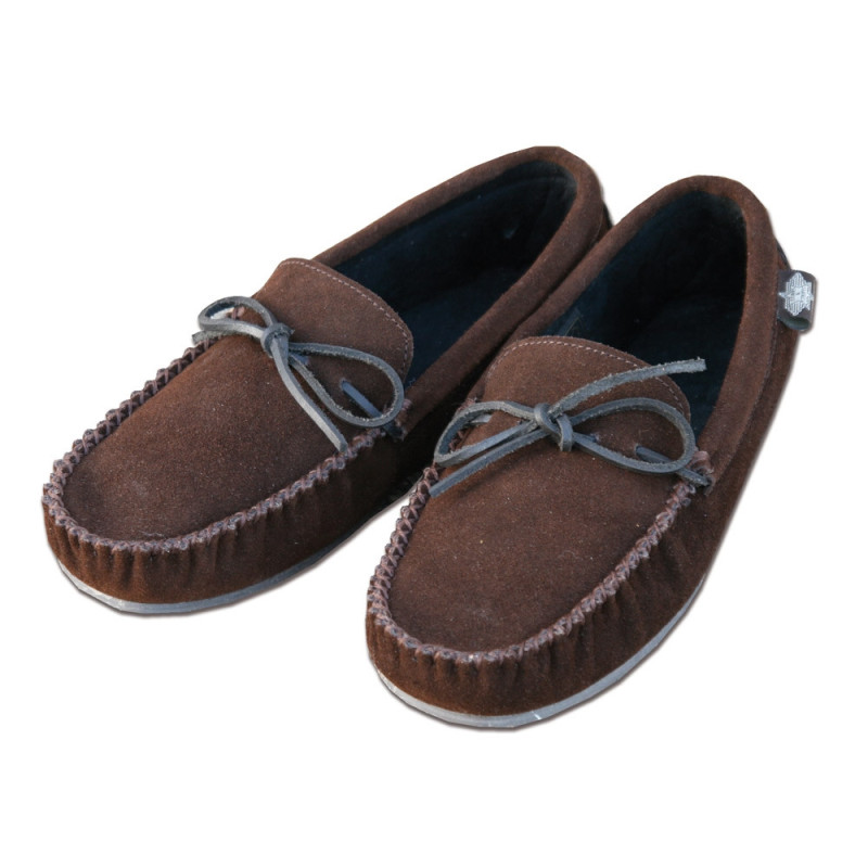 SAS_LAKOTA - Mocassins classiques en suède de vachette...