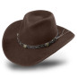 SAS_WALKER brown - Chapeau en feutre de laine, pliable,... SAS_WALKER brown - Chapeau en feutre de laine, pliable,...