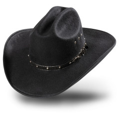 SAS_TUCSON BLACK - Mexican fauxfelt hat - Soul Rebel E-Shop