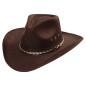 SAS_KANSAS brown - Mexican fauxfelt hat.