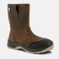 Lined safety boots - Nordik - Unisex - EN ISO 20345 - S3 SRC CI HI - Cognac