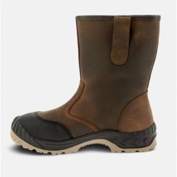 Bottes de securite fourrees - Nordik - Mixte - EN ISO 20345 - S3 SRC CI HI - Cognac