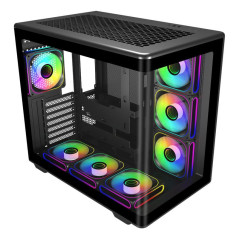 COOLER MASTER Elite 600 Black - 7 fans