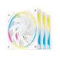 DeepCool FL12 SE WH 3-in-1 Boitier PC Ventilateur 12 cm Blanc 3 pi