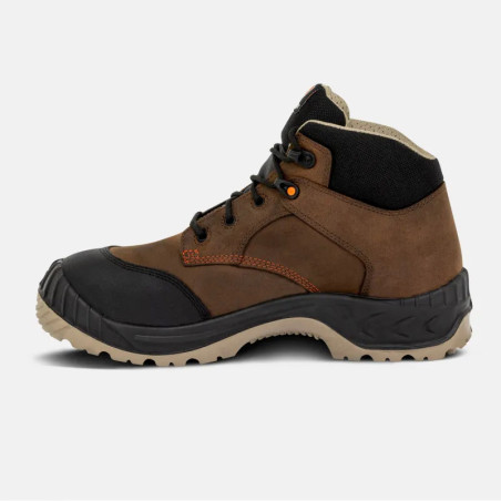 High safety shoes - Noumea - Unisex - EN ISO 20345 - S3 SRC CI HI - Cognac