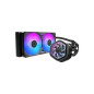 Cooler Master MasterLiquid Atmos II 240 VRM Fan Black Processeur Kit de refroidissement du liquide 12 cm Noir 1 pi