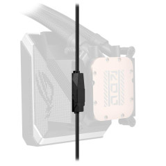 ASUS ROG Strix SLC IV 360 ARGB LCD Processeur Kit de refroidissement du liquide 12 cm Noir 1 pi