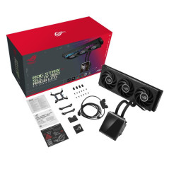 ASUS ROG Strix SLC IV 360 ARGB LCD Processeur Kit de refroidissement du liquide 12 cm Noir 1 pi
