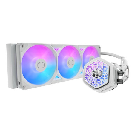 Cooler Master MasterLiquid Atmos II 360 VRM Fan White Processeur Kit de refroidissement du liquide 12 cm Blanc 1 pi