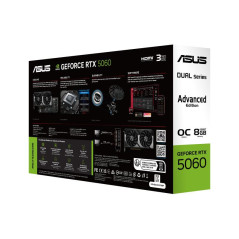 ASUS Dual -RTX5060-O8G-A NVIDIA GeForce RTX 5060 8 Go GDDR7