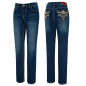 SAS_DIAMOND - Bootcut jeans with embroidered detailing... SAS_DIAMOND - Bootcut jeans with embroidered detailing...