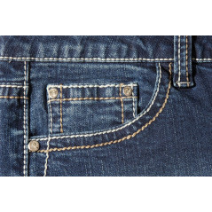 SAS_DIAMOND - Bootcut jeans with embroidered detailing... - Pantalons | Soul Rebel E-Shop