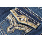 SAS_DIAMOND - Bootcut jeans with embroidered detailing... SAS_DIAMOND - Bootcut jeans with embroidered detailing...