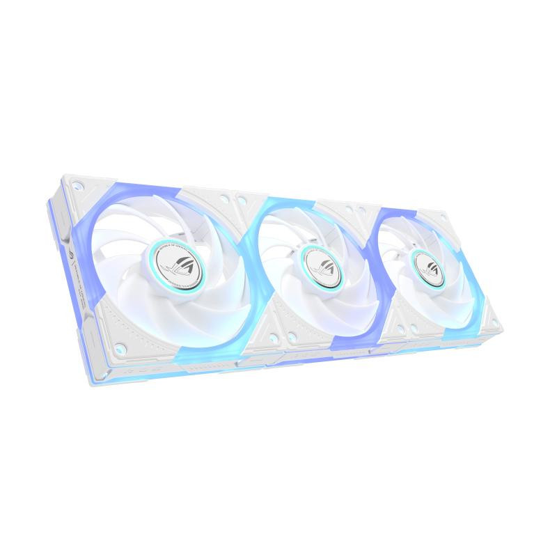 ASUS ROG Eurux GR120 ARGB Fan White Triple Pack Boitier PC Ventilateur 12 cm Blanc 3 pi