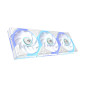 ASUS ROG Eurux GR120 ARGB Reverse Fan White Edition - Triple Pack Boitier PC Ventilateur 12 cm Blanc 3 pi