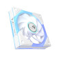ASUS ROG Eurux GR120 ARGB Reverse Fan White Edition - Triple Pack Boitier PC Ventilateur 12 cm Blanc 3 pi