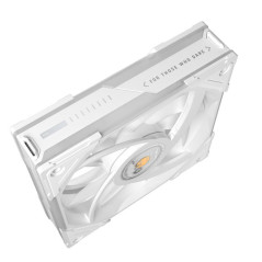 ASUS ROG Eurux GR120 ARGB Reverse Fan White Edition - Triple Pack Boitier PC Ventilateur 12 cm Blanc 3 pi