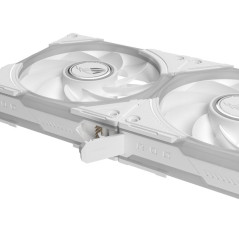 ASUS ROG Eurux GR120 ARGB Reverse Fan White Edition - Triple Pack Boitier PC Ventilateur 12 cm Blanc 3 pi