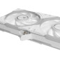 ASUS ROG Eurux GR120 ARGB Reverse Fan White Edition - Triple Pack Boitier PC Ventilateur 12 cm Blanc 3 pi