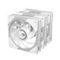 ASUS ROG Eurux GR120 ARGB Reverse Fan White Edition - Triple Pack Boitier PC Ventilateur 12 cm Blanc 3 pi