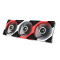 ASUS ROG Eurux GR120 ARGB Reverse Fan - Triple Pack Boitier PC Ventilateur 12 cm Noir, Blanc 3 pi