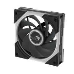 ASUS ROG Eurux GR120 ARGB Reverse Fan - Triple Pack Boitier PC Ventilateur 12 cm Noir, Blanc 3 pi
