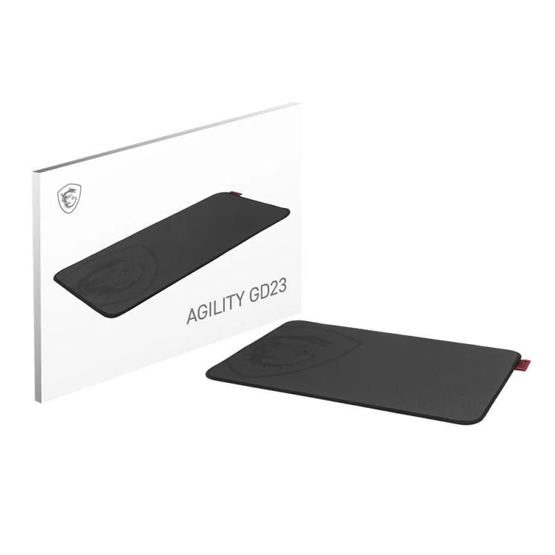 MSI AGILITY GD23 tapis de souris Tapis de souris de jeu Noir