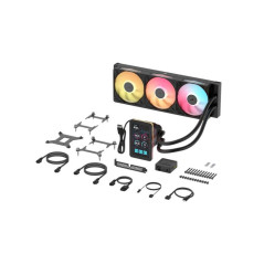 Corsair iCUE LINK TITAN II 360 RX LCD Processeur Refroidisseur de liquide tout-en-un 36 cm Noir 1 pi