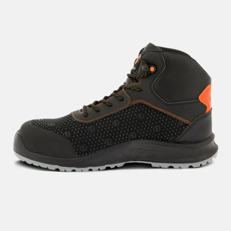 High safety shoes - Racer - Unisex - EN ISO 20345 - S1P SRC - Black