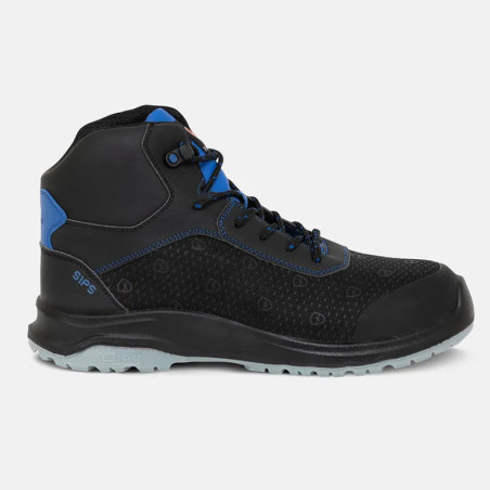 CHAUSSURES DE SECURITE HAUTES PARADE RACER BLEU EN ISO 20345 : 2022 - S1PS - FO - SR - CI - HI