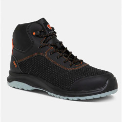 High safety shoes - Racer - Unisex - EN ISO 20345 - S1PS FO SR CI HI - Black