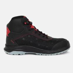 CHAUSSURES DE SECURITE HAUTES PARADE RACER ROUGE EN ISO 20345 : 2022 - S1PS - FO - SR - CI - HI