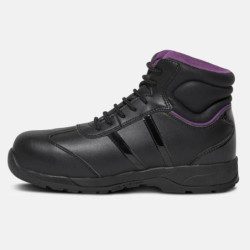 High safety shoes - Rama - Women - EN ISO 20345 - S3 - Black/varnish